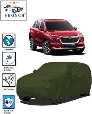 FRONCH Car Cover For Maruti Suzuki Grand Vitara (With Mirror Pockets)(Green)