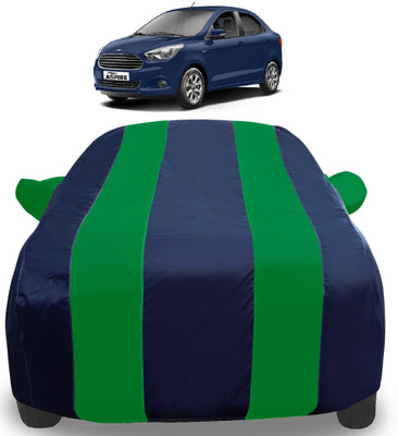 Amanzo Car Cover For Ford Aspire (With Mirror Pockets)(Green)