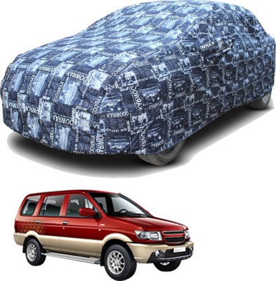 SS FOR YOUR SMART NEEDS Car Cover For Chevrolet Tavera (With Mirror Pockets)(Blue)