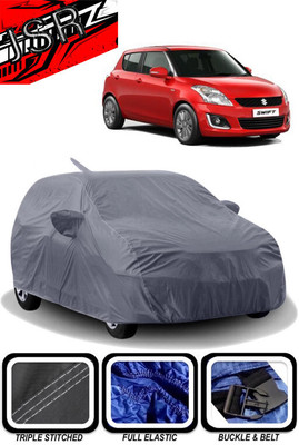 J S R Car Cover For Maruti Swift AMT ZXI Plus Petrol (With Mirror Pockets)(Grey)