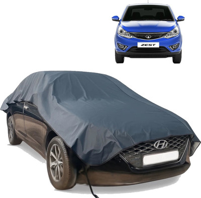 autouniko Car Cover For Tata Zest (Without Mirror Pockets)(Blue)