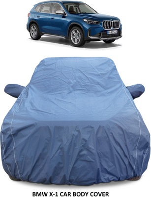AUTOFIT Car Cover For BMW X1 (With Mirror Pockets)(Blue)