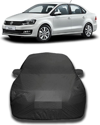 KASHYAP ENTERPRISE Car Cover For Volkswagen Vento (With Mirror Pockets)(Grey)