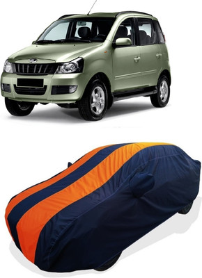 Coxtor Car Cover For Toyota Qualis GS C5 (With Mirror Pockets)(Orange)