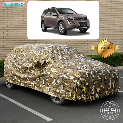GOSHIV-car and bike accessories Car Cover For Mahindra XUV500 AT W10 AWD (With Mirror Pockets)(Multicolor)