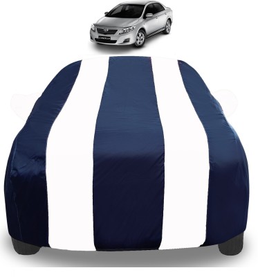 Auto Hub Car Cover For Toyota Corolla (With Mirror Pockets)(White)