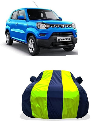 Tricway Car Cover For Maruti Suzuki S-Presso Vxi AMT (With Mirror Pockets)(Yellow)