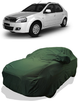 Coxtor Car Cover For Mahindra Verito 1.5 Executive edition (With Mirror Pockets)(Green)