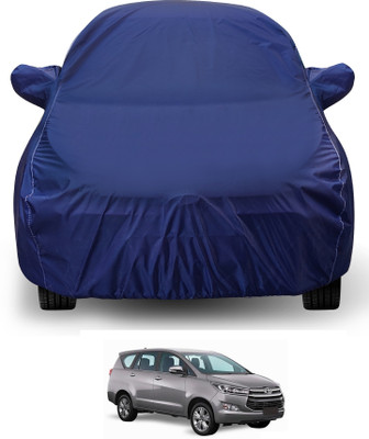 Auto Hub Car Cover For Toyota Innova Crysta (With Mirror Pockets)(Blue)