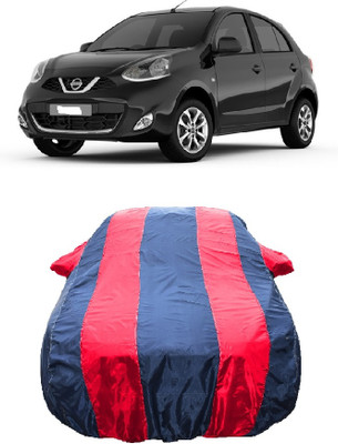 Wegather Car Cover For Nissan Micra Diesel XE (With Mirror Pockets)(Red)