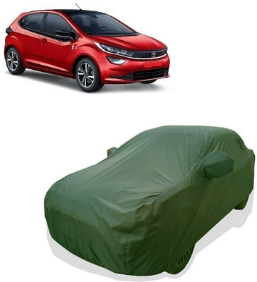 Tricway Car Cover For Tata Altroz XM Petrol (With Mirror Pockets)(Green)