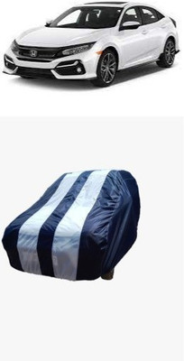 ATBROTHERS Car Cover For Honda Civic Sedan Touring (Without Mirror Pockets)(White, Blue)