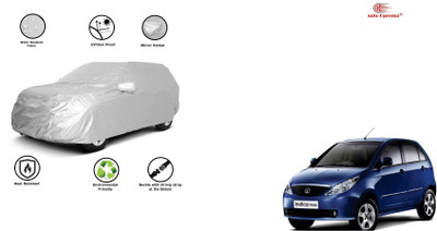 Auto Oprema Car Cover For Tata Indica Vista (With Mirror Pockets)(Silver, For 2016, 2017, 2018, 2019, 2020, 2021, 2022 Models)