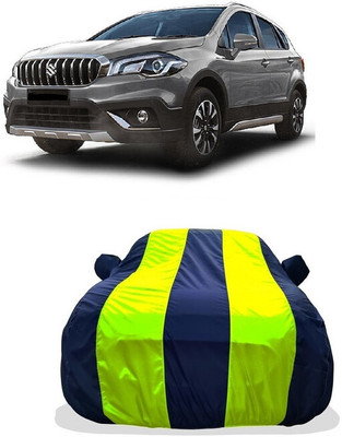 Tricway Car Cover For Maruti Suzuki S-Cross Premia (With Mirror Pockets)(Yellow)