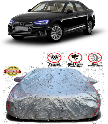 RWT Car Cover For Audi A4 (With Mirror Pockets)(Silver)
