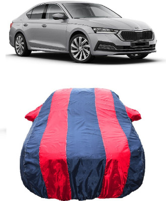 Wegather Car Cover For Skoda Octavia (With Mirror Pockets)(Red)