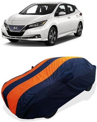 Coxtor Car Cover For Nissan Leaf EV (With Mirror Pockets)(Orange)