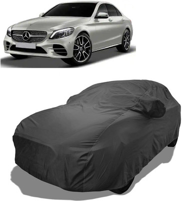 Coxtor Car Cover For Mercedes Benz C-Class AMG Line C 300d Diesel (With Mirror Pockets)(Grey)