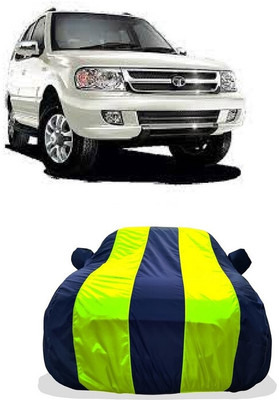 Tricway Car Cover For Tata Safari DICOR 2.2 LX 4x2 (With Mirror Pockets)(Yellow)