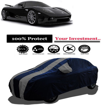 Amexride Car Cover For Koenigsegg CCR 4.6L V8 (With Mirror Pockets)(Grey)