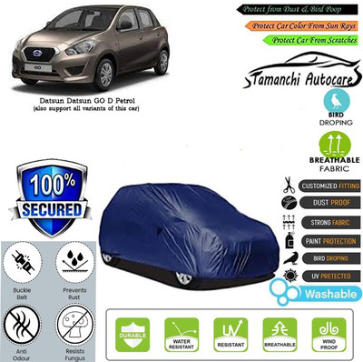 Tamanchi Autocare Car Cover For Datsun Datsun GO D Petrol(Blue)