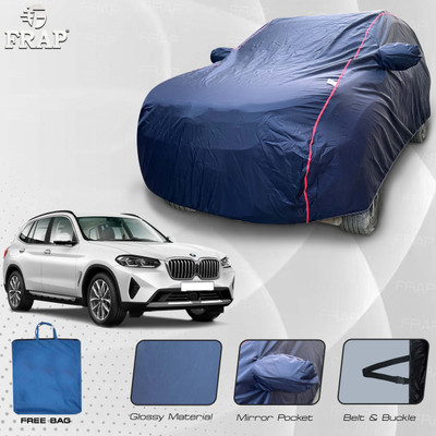 Frap Car Cover For BMW X3 (With Mirror Pockets)(Blue, Red)