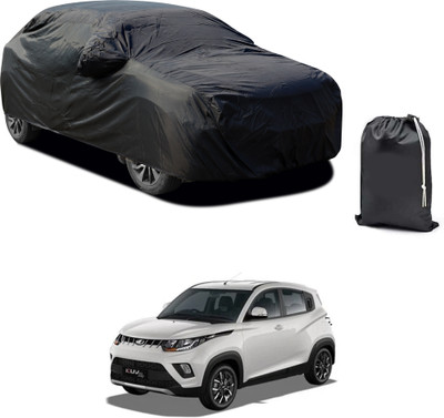 PAGORA Car Cover For Mahindra KUV100 NXT (With Mirror Pockets)(Black)