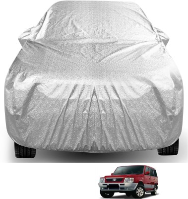 Auto Hub Car Cover For Tata Sumo (With Mirror Pockets)(Silver)