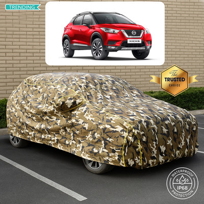 GOSHIV-car and bike accessories Car Cover For Nissan Kicks (With Mirror Pockets)(Multicolor)