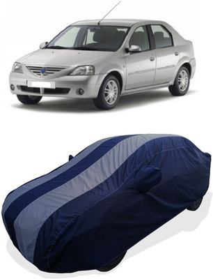 Coxtor Car Cover For Renault Logan 1.4 GLX (With Mirror Pockets)(Grey)