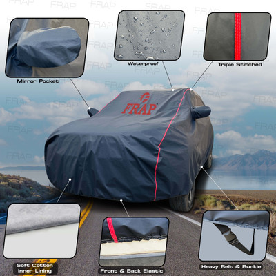 Frap Car Cover For Tata Indigo Manza, Manza, Manza EX, Manza GLX, Manza VX (With Mirror Pockets)(Blue, Red)