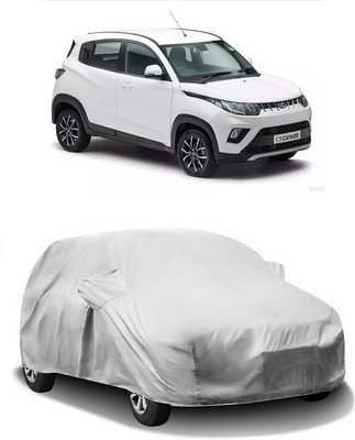 AutoRetail Car Cover For Mahindra KUV100 NXT (With Mirror Pockets)(Silver)