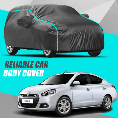 R Rayvin Star Car Cover For Renault Scala (With Mirror Pockets)(Multicolor)