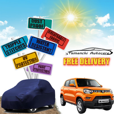 Tamanchi Autocare Car Cover For Maruti Suzuki S-Presso(Blue)