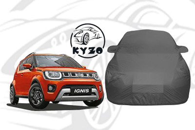 KYZO Car Cover For Maruti Suzuki Ignis (With Mirror Pockets)(Grey, For 2017, 2018, 2019, 2020 Models)