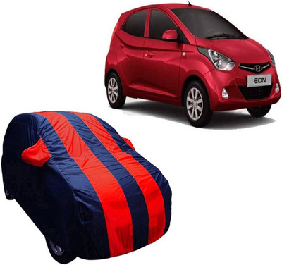 ABS AUTO TREND Car Cover For Hyundai Eon (With Mirror Pockets)(Blue, Red)