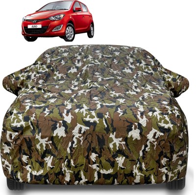 Caronix Car Cover For Hyundai i20 (With Mirror Pockets)(Brown)