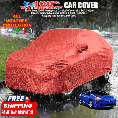 Tamanchi Autocare Car Cover For Toyota Prius(Red)
