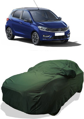 QLAX Car Cover For Maruti Tiago XZ Plus Petrol (With Mirror Pockets)(Green)