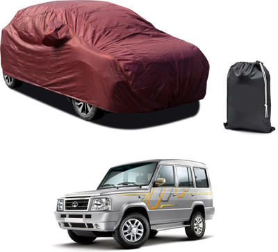 PAGORA Car Cover For Tata Sumo Gold (With Mirror Pockets)(Maroon)