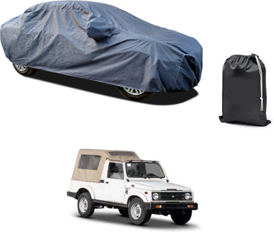 PAGORA Car Cover For Maruti Suzuki Gypsy (With Mirror Pockets)(Grey, For 2019, 2020, 2021, 2022, 2023 Models)