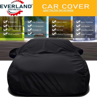 EverLand Car Cover For Mahindra Jeeto (With Mirror Pockets)(Black)