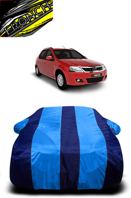 FRONCH Car Cover For Mahindra Verito (With Mirror Pockets)(Blue)