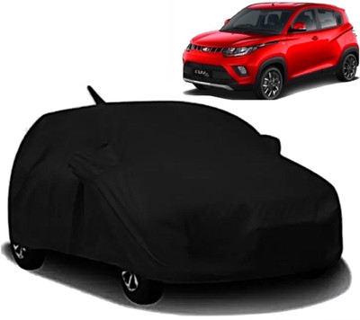 S Shine Max Car Cover For Mahindra KUV100 (With Mirror Pockets)(Black)