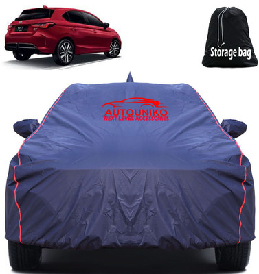 autouniko Car Cover For Honda City, City Facelift, City LX, City ZX (With Mirror Pockets)(Blue)