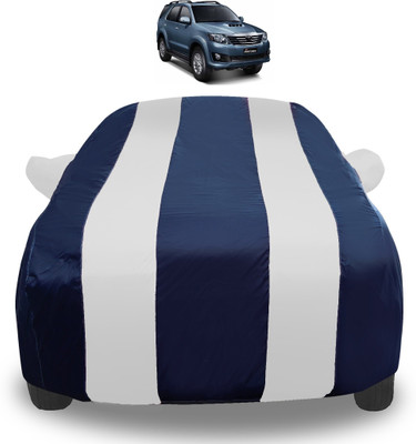 Amanzo Car Cover For Toyota Fortuner (With Mirror Pockets)(Silver)