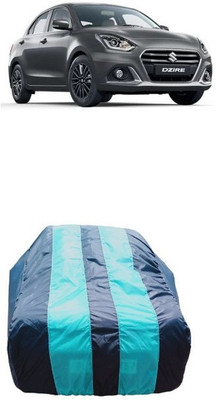 ATBROTHERS Car Cover For Maruti Suzuki Swift Dzire LXI Optional-O (Without Mirror Pockets)(Blue, Multicolor)