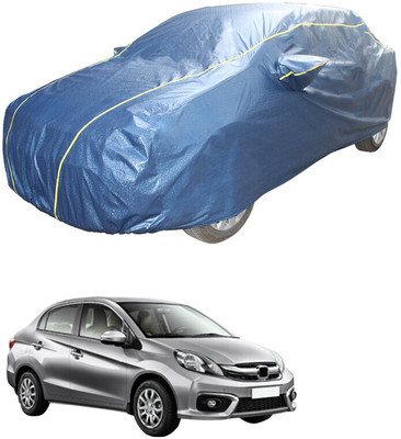 SS FOR YOUR SMART NEEDS Car Cover For Honda Amaze (With Mirror Pockets)(Blue)