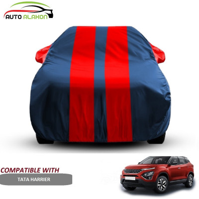 AUTO ALAXON Car Cover For Tata Harrier (With Mirror Pockets)(Blue, Red)
