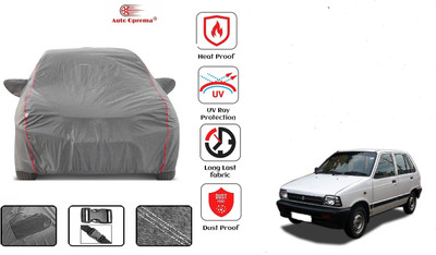 Auto Oprema Car Cover For Maruti Suzuki 800 (With Mirror Pockets)(Grey)